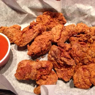 Fried chicken livers