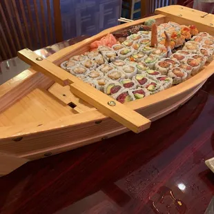 A lot of sushi
