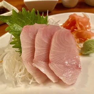 Yellowtail sashimi