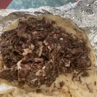 Fat riddled barbacoa