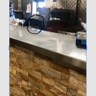 Microwave Styrofoam with food in it .