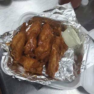 Wings are jumbo sized and juicy... they are open late so this is a great place for that.