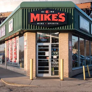 the front of the store