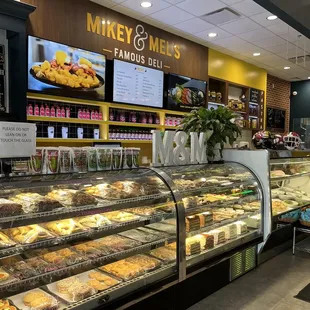 The Wide selection of food and decor at Mikey and Mel's!