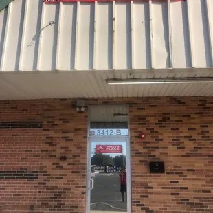 the front of the store