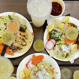 Quesa-Birria Tacos, Mikey's Massive Taco, Crispy Potato Taco