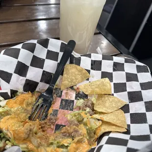 As you can tell the food hit Asada Protein Bowl and horchata