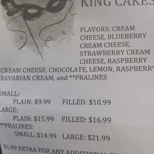 FRIED KING CAKES....need I say more!? Pics coming soon once I purchase mine.