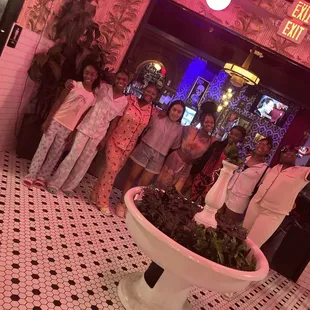 PJs and pizza with the girls!