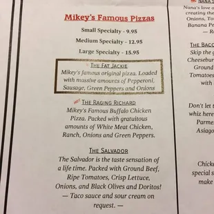 Menu pt. 2