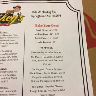 Menu pt. 6