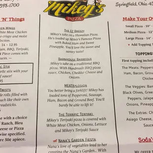 Menu pt. 3