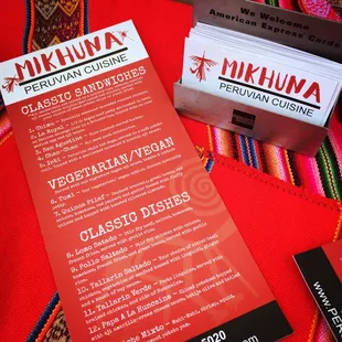 a menu for a mexican restaurant