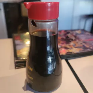 Found a roach in the soy sauce.