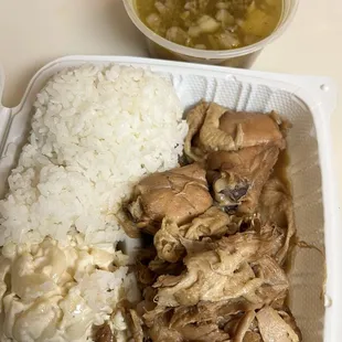 Shoyu Chicken and Pinapaitan- taste good