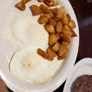 Homefries, crisp as requested