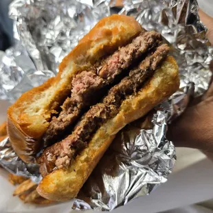 Burger was suppose to have cheese and bacon it has neither.  That environment was good but food is poor won't be returning again.