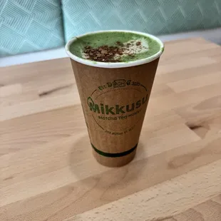 Maple Matcha Latte