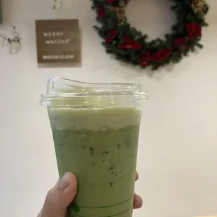 Iced Harvest Matcha Latte
