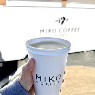 Lavender latte with oat milk