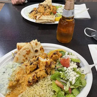 Combo Plate Chicken / Shrimp