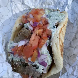 Gyro Slices Sandwich
