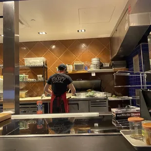 sushi and sashimi, interior