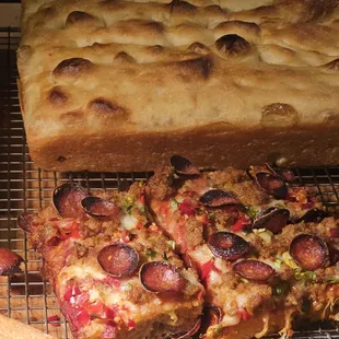 12-12-24. Current pizza options (Sicilian and Focaccia)