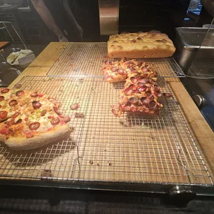 12-12-24. Current pizza options (Sicilian &amp; Focaccia)