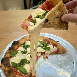12&quot; Miko&apos;s Pizza cheese pull