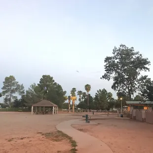 Large play area at Reid Parks Dog Park