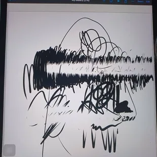 My screen being unresponsive in parts of it. And the left hand corner showing the controls they set for breaking my power button.