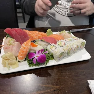Sushi and Sashimi Combo