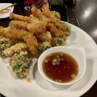 Shrimp and Veggie Tempura Plate