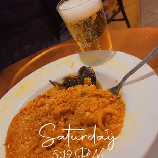 Arroz con mariscos   Rice with seafood