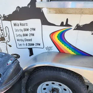 Hours and the rainbow road