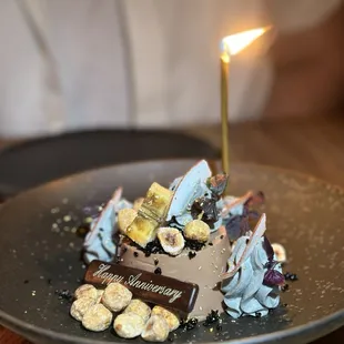 Gianduja panna cotta