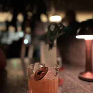 Margarita verde and beachwalker