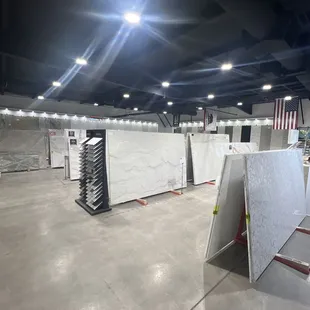 Big selection of countertops