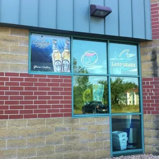 the reflection of the window