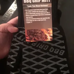 Some of my purchases...silicone grip oven mitt $5.99.