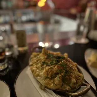 a plate of food on a table