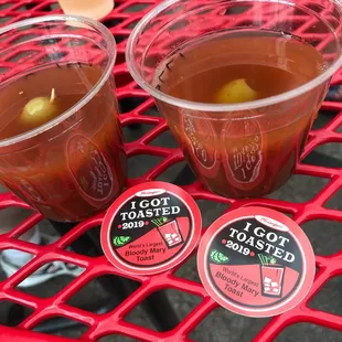 The toast is at noon