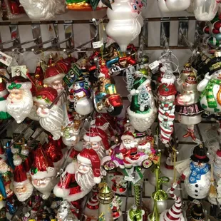 Christmas ornaments.