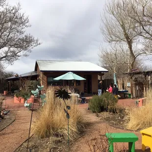 Looking west from the garden