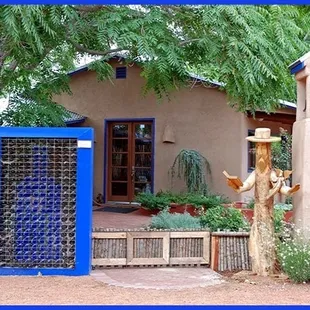 the entrance to the winery