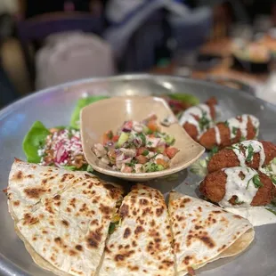 Garlic Shrimp Quesadilla