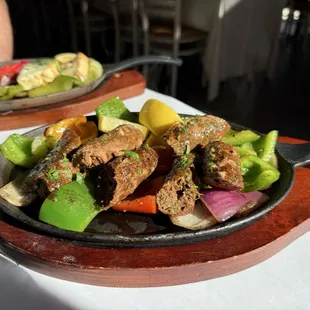 Lamb seekh kebab