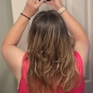 Hair done by Desiree on May 3, 2022