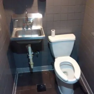 Clean mens room.